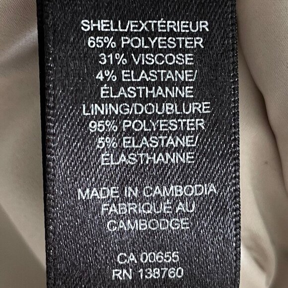 RW&CO. Stretch Lining Plaid Mini Skirt w Front Slit Turquoise Blue Blk Tan Sz 2 - Picture 8 of 10